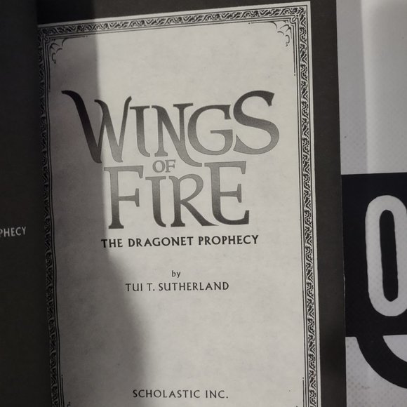 The Dragonet Prophecy (Wings of Fire #1) by Tui T. Sutherland 2013 Paperback - Picture 5 of 5
